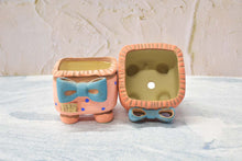 Load image into Gallery viewer, Bow pots - succulent planters - elegant pots (8.6cm * 7.5cm)