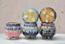Load image into Gallery viewer, Glaze handmade pots - succulent planters - ceramic pots (9cm × 9.8cm)
