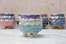 Load image into Gallery viewer, Glaze handmade pots - succulent planters - ceramic pots (9cm × 9.8cm)