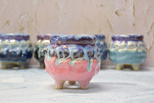 Load image into Gallery viewer, Glaze handmade pots - succulent planters - ceramic pots (9cm × 9.8cm)