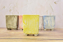 Load image into Gallery viewer, Square handmade pots - succulent planters - ceramic pots (6.7cm × 8.5cm)