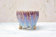 Load image into Gallery viewer, Crackled style pots - round succulent planters (12/13cm × 10/11cm)