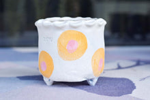 Load image into Gallery viewer, ZUOYU colourful beans pots - handmade ceramic planter (9.5cm*9.5cm)