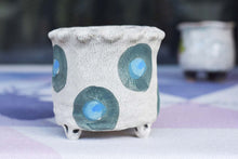 Load image into Gallery viewer, ZUOYU colourful beans pots - handmade ceramic planter (9.5cm*9.5cm)