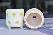 Load image into Gallery viewer, ZUOYU colourful beans pots - handmade ceramic planter (9cm*9.5cm)