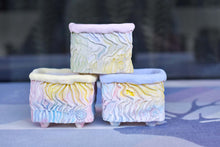 Load image into Gallery viewer, Square colourful pots - handmade planter - flower pot (8.5cm*6cm)