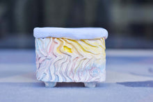 Load image into Gallery viewer, Square colourful pots - handmade planter - flower pot (8.5cm*6cm)