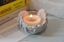 Load image into Gallery viewer, Tea light angel wing candle holder