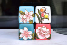 Load image into Gallery viewer, Handpainted flower pots - square succulent pots (6.3cm * 7.4cm)