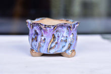 Load image into Gallery viewer, Handmade glaze pots - flower feet planter - succulent pot (8.5cm * 6cm)