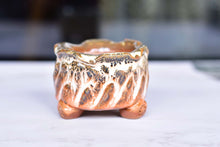 Load image into Gallery viewer, Handmade glaze pots - flower feet planter - succulent pot (8.5cm * 6cm)