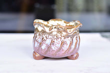 Load image into Gallery viewer, Handmade glaze pots - flower feet planter - succulent pot (8.5cm * 6cm)