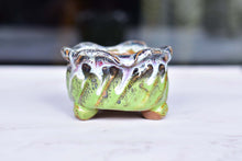 Load image into Gallery viewer, Handmade glaze pots - flower feet planter - succulent pot (8.5cm * 6cm)
