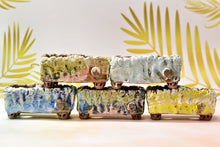 Load image into Gallery viewer, Handmade pots with two holes - YIPIN succulent planter - flower pot (15cm*7.3cm*7cm)