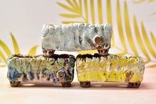 Load image into Gallery viewer, Handmade pots with two holes - YIPIN succulent planter - flower pot (15cm*7.3cm*7cm)