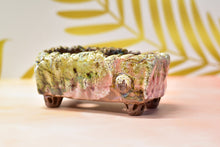 Load image into Gallery viewer, Handmade pots with two holes - YIPIN succulent planter - flower pot (15cm*7.3cm*7cm)