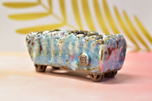 Load image into Gallery viewer, Handmade pots with two holes - YIPIN succulent planter - flower pot (15cm*7.3cm*7cm)