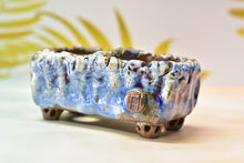 Load image into Gallery viewer, Handmade pots with two holes - YIPIN succulent planter - flower pot (15cm*7.3cm*7cm)