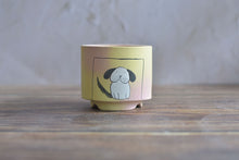 Load image into Gallery viewer, Frosting handpainted animal pots - cute planters (9cm * 7.8)