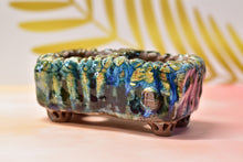 Load image into Gallery viewer, Handmade pots with two holes - YIPIN succulent planter - flower pot (15cm*7.3cm*7cm)