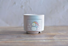 Load image into Gallery viewer, Frosting handpainted animal pots - cute planters (9cm * 7.8)