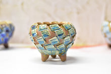 Load image into Gallery viewer, Flower pots - succulent planter - crackly style pot (8.5cm*8.5cm)