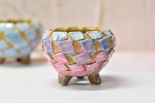 Load image into Gallery viewer, Flower pots - succulent planter - crackly style pot (8.5cm*8.5cm)