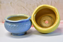 Load image into Gallery viewer, Flower edge pot - succulent stamp planter pot (14.5cm*9.5cm)