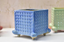 Load image into Gallery viewer, Large square succulent pots - frog feet pot (14.5cm*14.5cm*16cm)