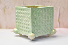 Load image into Gallery viewer, Large square succulent pots - frog feet pot (14.5cm*14.5cm*16cm)