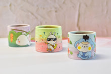 Load image into Gallery viewer, Handpainted small pot -succulent cartoon planter (8cm*7.5cm)