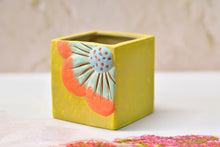Load image into Gallery viewer, Succulent square pots - flower planter - plant pot (9cm*9cm*9cm)