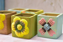 Load image into Gallery viewer, Succulent square pots - flower planter - plant pot (9cm*9cm*9cm)