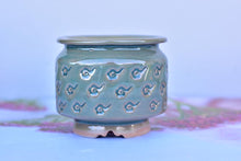 Load image into Gallery viewer, Full stamp succulent pot - ceramic flower pot (9cm*8cm)