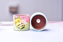 Load image into Gallery viewer, Handpainted cartoon succulent pot - small flower planter (6.5cm*6cm)