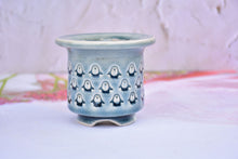 Load image into Gallery viewer, Ice crackle style pot - full stamps flower planter (8.5cm*8cm)
