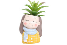 Load image into Gallery viewer, Elegant girl pot - Succulent planter - home decor