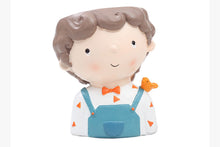 Load image into Gallery viewer, Cute boy pot - Resin succulent planter - home decor