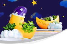 Load image into Gallery viewer, Moon Pots - 'Good Night' - Succulent pots - Made of Resin (17cm*8cm)