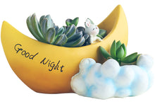 Load image into Gallery viewer, Moon Pots - 'Good Night' - Succulent pots - Made of Resin (17cm*8cm)