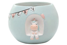 Load image into Gallery viewer, Animal pot - Unicorn pots - Made of resin (9cm * 9cm * 6.5cm)