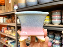 Load image into Gallery viewer, Glaze handmade pots - ice crackle succulent planter (9cm*8.5cm)
