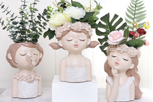 Load image into Gallery viewer, Elegant Pots - Resin Planters (27cm * 18.5cm)