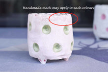 Load image into Gallery viewer, ZUOYU colourful beans pots - handmade ceramic planter (9cm*9.5cm)