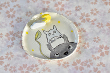 Load image into Gallery viewer, Desert plate - jewellery plate - Handmade desert tray - Totoro
