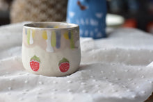 Load image into Gallery viewer, Handmade strawberry mug - 3D glaze mug - Elegant mug
