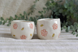 Handmade Sakura mug - coffee lover cherry Blossom mug