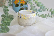 Load image into Gallery viewer, Handmade drippy coffee cup- floral tea cup
