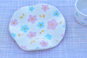 Daisy cake plate - Handmade jewellery tray