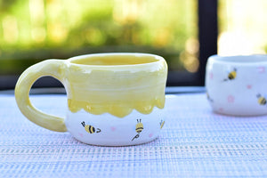 Cute bee mug - coffee lover mug